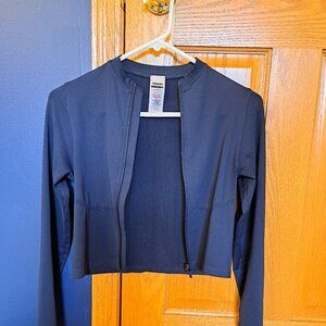 Gymshark Everyday Seamless Zip Track Top - Navy